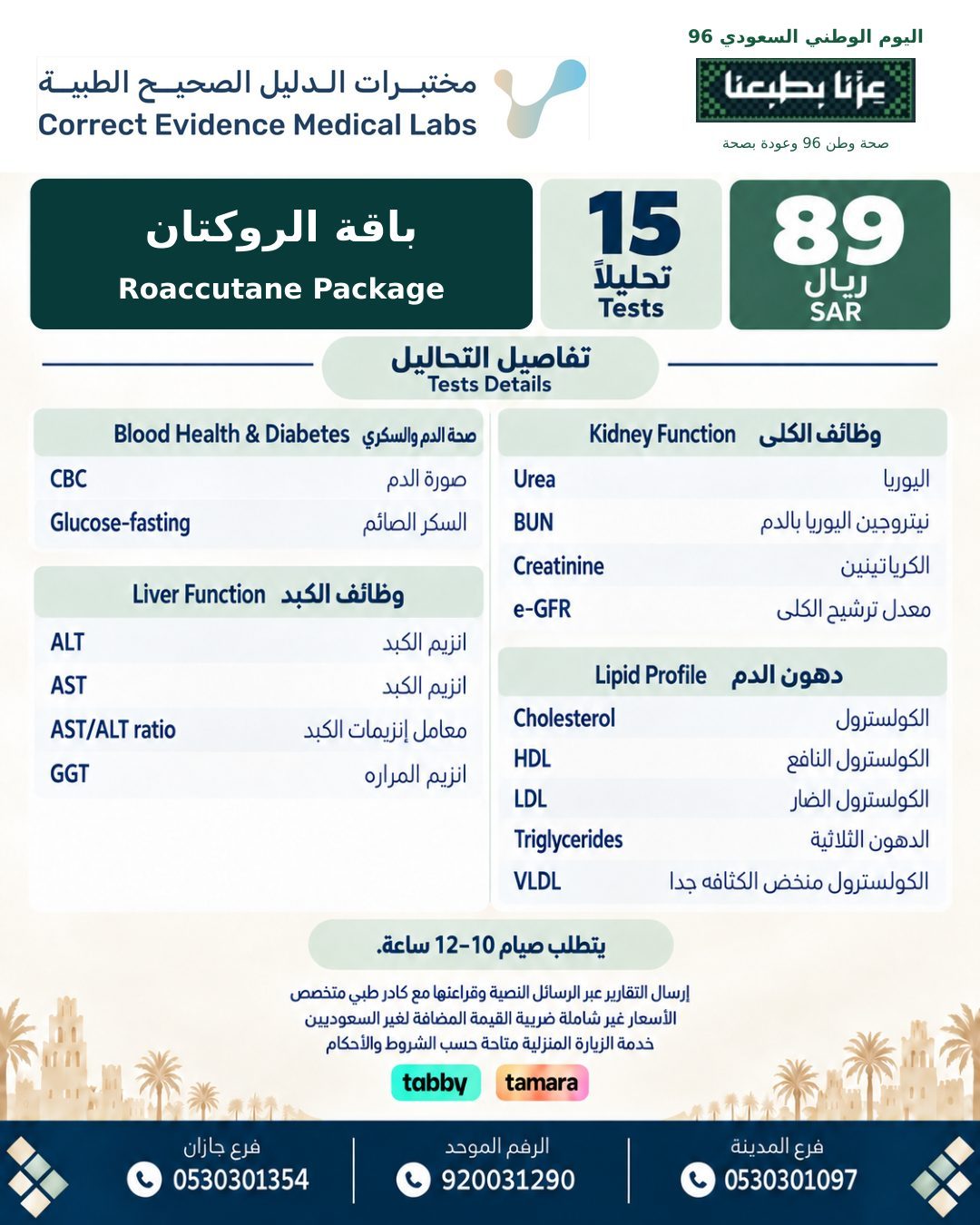 باقة الروكتان  - مختبرات الدليل الصحيح